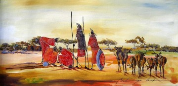 150の主題の芸術作品 Painting - アフリカからの先進的な考え方
